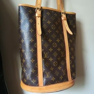 Authentic Louis Vuitton Monogram Bucket GM bag